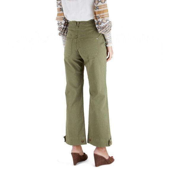 Veronica Beard Marley Clover Green Ankle-Tab Pant 30 Luxury Designer High End - Picture 2 of 13